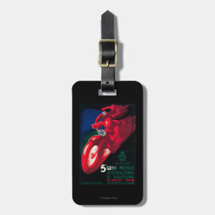 5 Gran Premio Internat'l Motorcycle Poster Luggage Tag