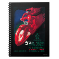 5 Gran Premio Internat'l Motorcycle Poster