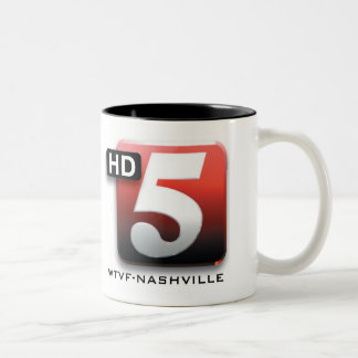 5 HD WTVF Nashville Two-Tone Coffee Mug