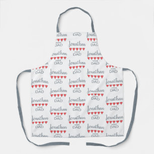 5 Heart Rated Dad Apron