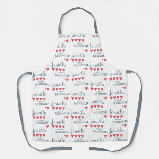 5 Heart Rated Nonno Apron (Front)