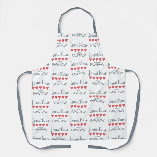5 Heart Rated Pawpaw Apron (Front)