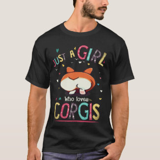 5 Just A Girl Who Loves Corgi T-Shirt