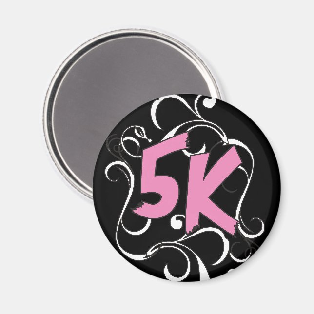 5 k Magnet de coureur ou de marcheur (Recto/Verso)