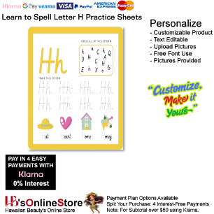 5 Learn To Spell Letter H Teacher Home Schooling