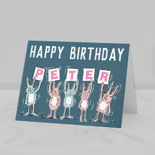 5 Letter Name Happy Birthday Card