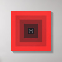 5-Level Red Inverted Pyramid Initial Personalized