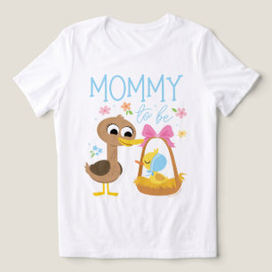 5 Little Ducks Mommy To Be - Boy Tri-Blend Shirt
