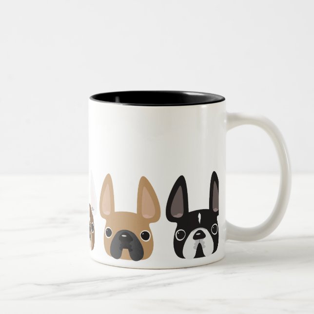 5 Little Frenchies Mug (Right)