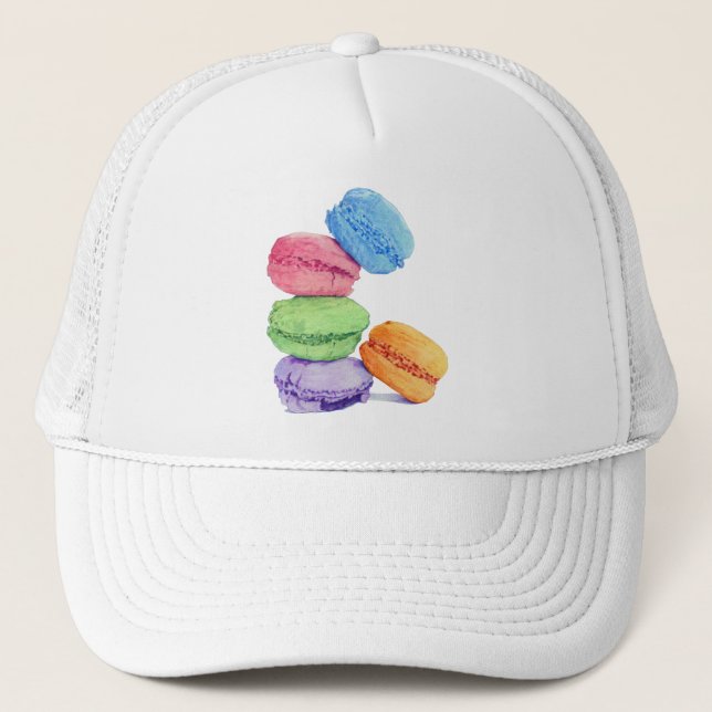 5 Macarons Casquette (Devant)