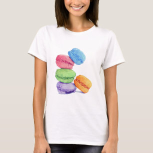 5 Macarons Ladies T-shirt
