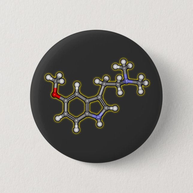 5-meo Molecule Button (Front)