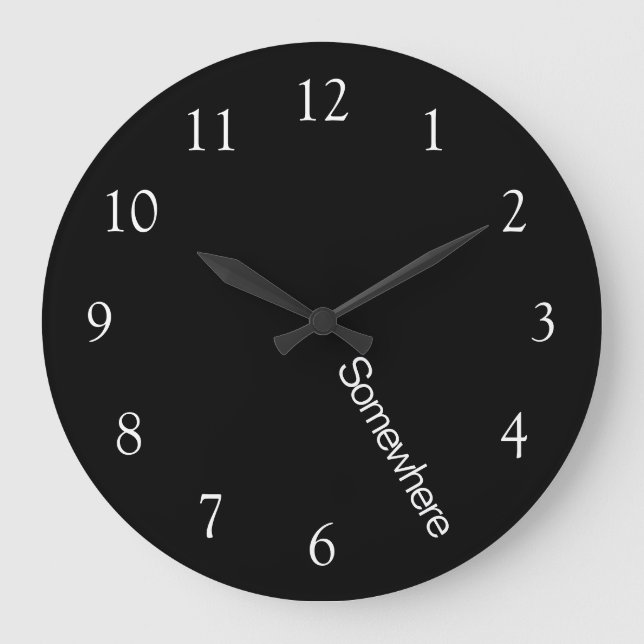 5 O Horloge Quelque Part Noire (Recto)