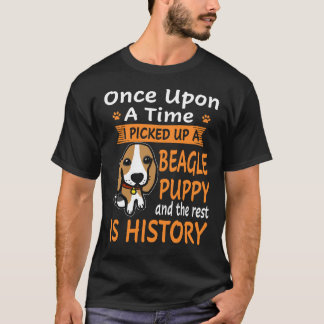 5 One Upon A Time - Beagle Puppy T-Shirt