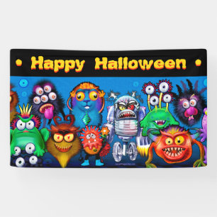 5' par 3' bannière de Halloween de vinyle avec de