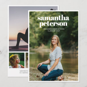 5 Photo Collage 2024 Graduation Announcement