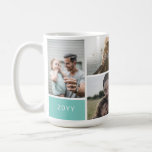 5 Photo Collage Coffee Mug<br><div class="desc">Custom mug that can be personalized with your text and five photos.</div>