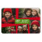 5 Photo Collage Retro Happy Holidays Red Green