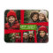 5 Photo Collage Retro Happy Holidays Red Green