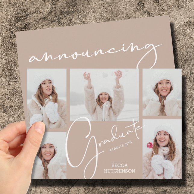 5 Photo Graduation Announcements (Creator Uploaded)