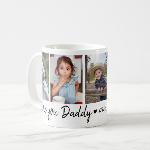 5 Photo Love You Daddy Happy Father's Day 2026 Coffee Mug