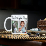 5 Photo Love You Poppy Happy Father's Day 2023 Coffee Mug<br><div class="desc">Cute father's day mug personalized with 5 photos , love you  Poppy typography and grandkids names.</div>