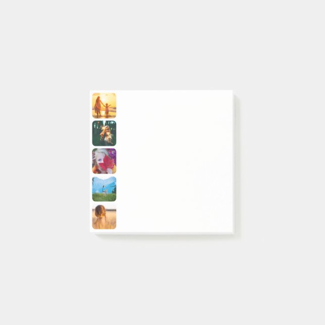 5 Photo Template Sketch Square Post-it Notes (Front)