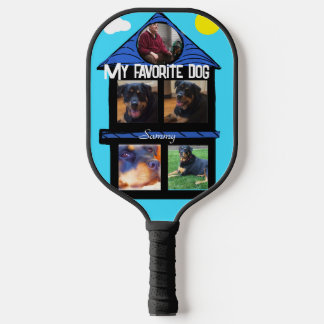 5-place Photo Slots Template Favourite Pickleball Paddle