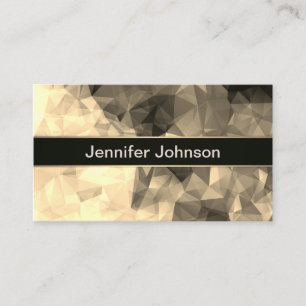5. Polygonal personalized, geometrical Business Card