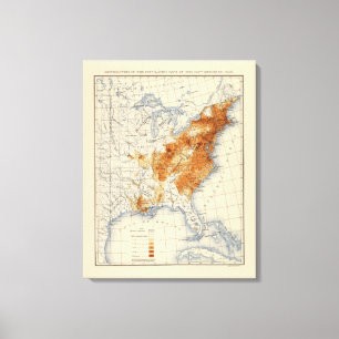 5 Population 1820 Canvas Print