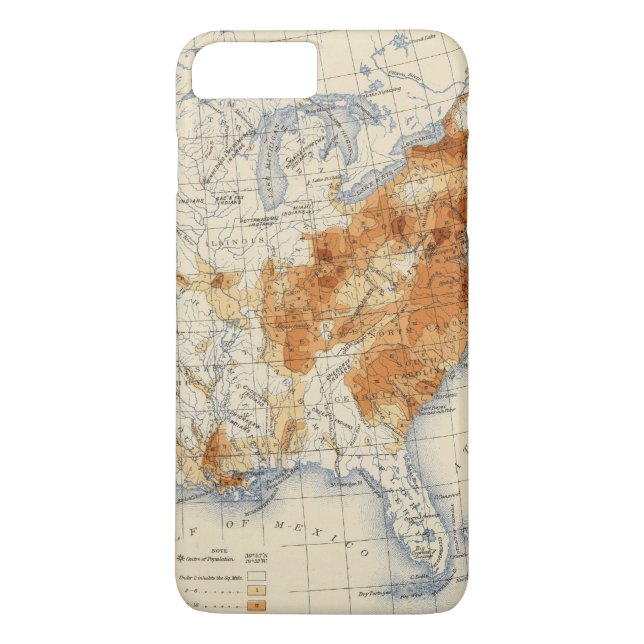 5 Population 1820 Case-Mate iPhone Case (Back)