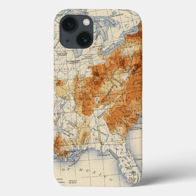 5 Population 1820 Case-Mate iPhone Case (Back)