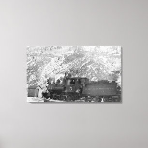 #5 Railroad Engine Colorado & Southern Canvas Print