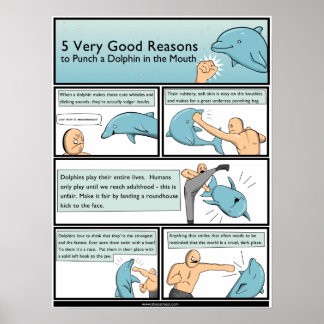 5 Reasons to Punch a Dolphin in the Mouth Poster