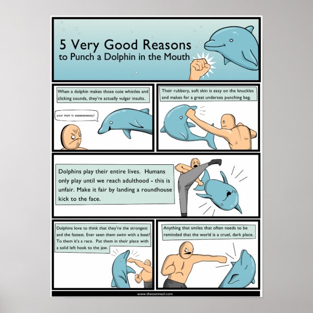 5 Reasons to Punch a Dolphin in the Mouth Poster (Front)