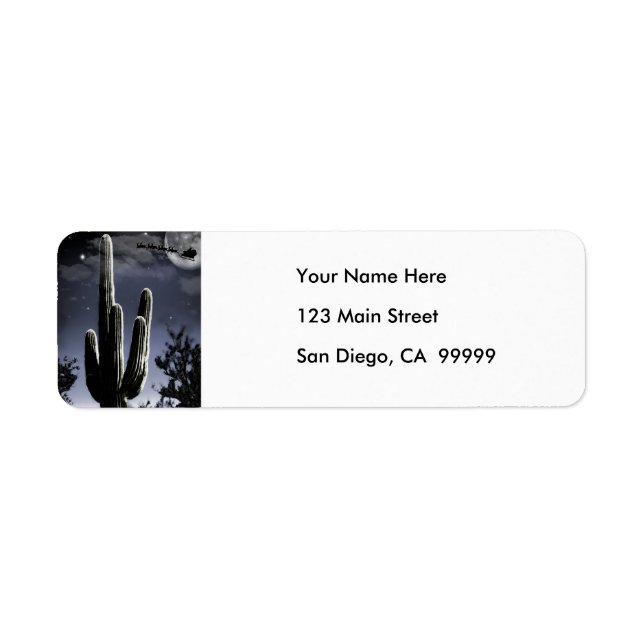 5 Saguaro du désert armé au clair de lune (Devant)