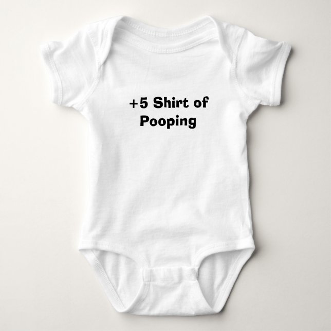 +5 Shirt of Pooping (Front)