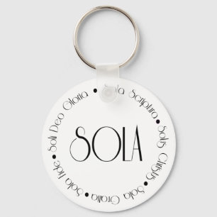 5 Solas Keychain