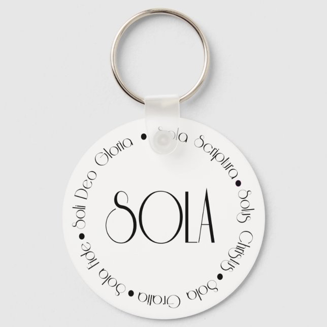 5 Solas Keychain (Front)