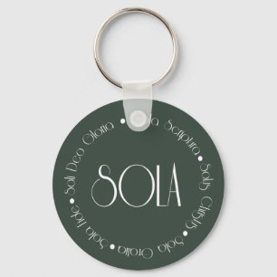 5 Solas Keychain
