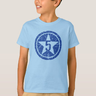 5 STAR cracked BIRTHDAY Tee