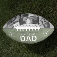 5 STAR DAD Modern Cool 3 Photo Father's Day