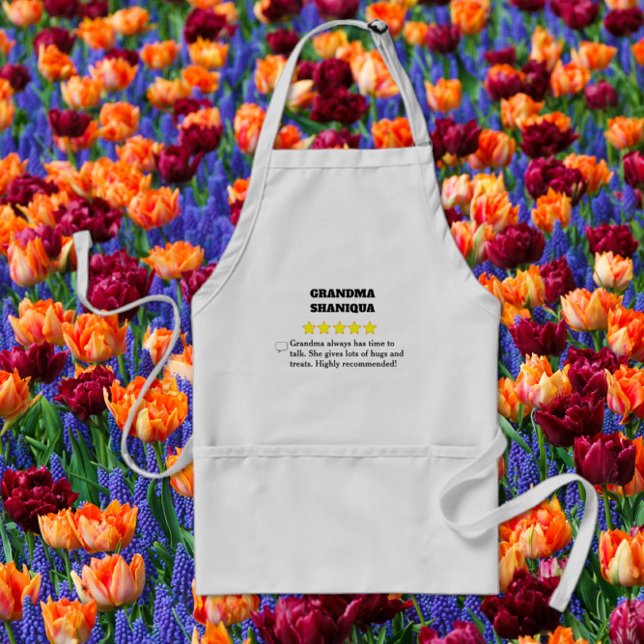 5 Star Grandma Review Adult Apron (Creator Uploaded)