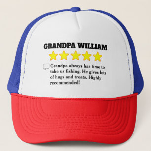 5 Star Grandpa Review  Trucker Hat