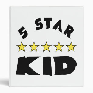 5 Star Kid Binder