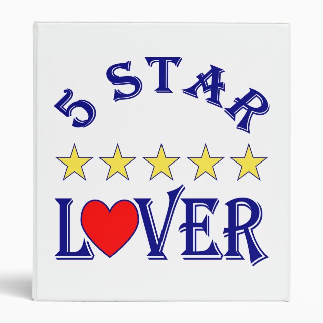 5 Star Lover (Blue) Binder (Front)