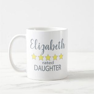 5 Star Rated Daughter Coffee Mug
