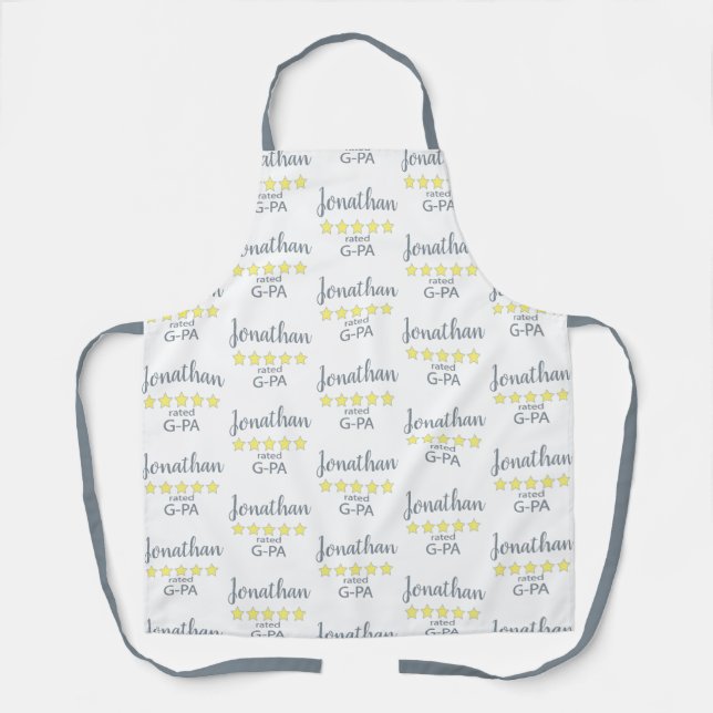 5 Star Rated G-Pa Apron (Front)