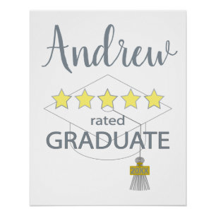 5 Star Rated Graduate Poster