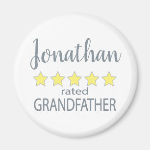 5 Star Rated Grandfather Magnet